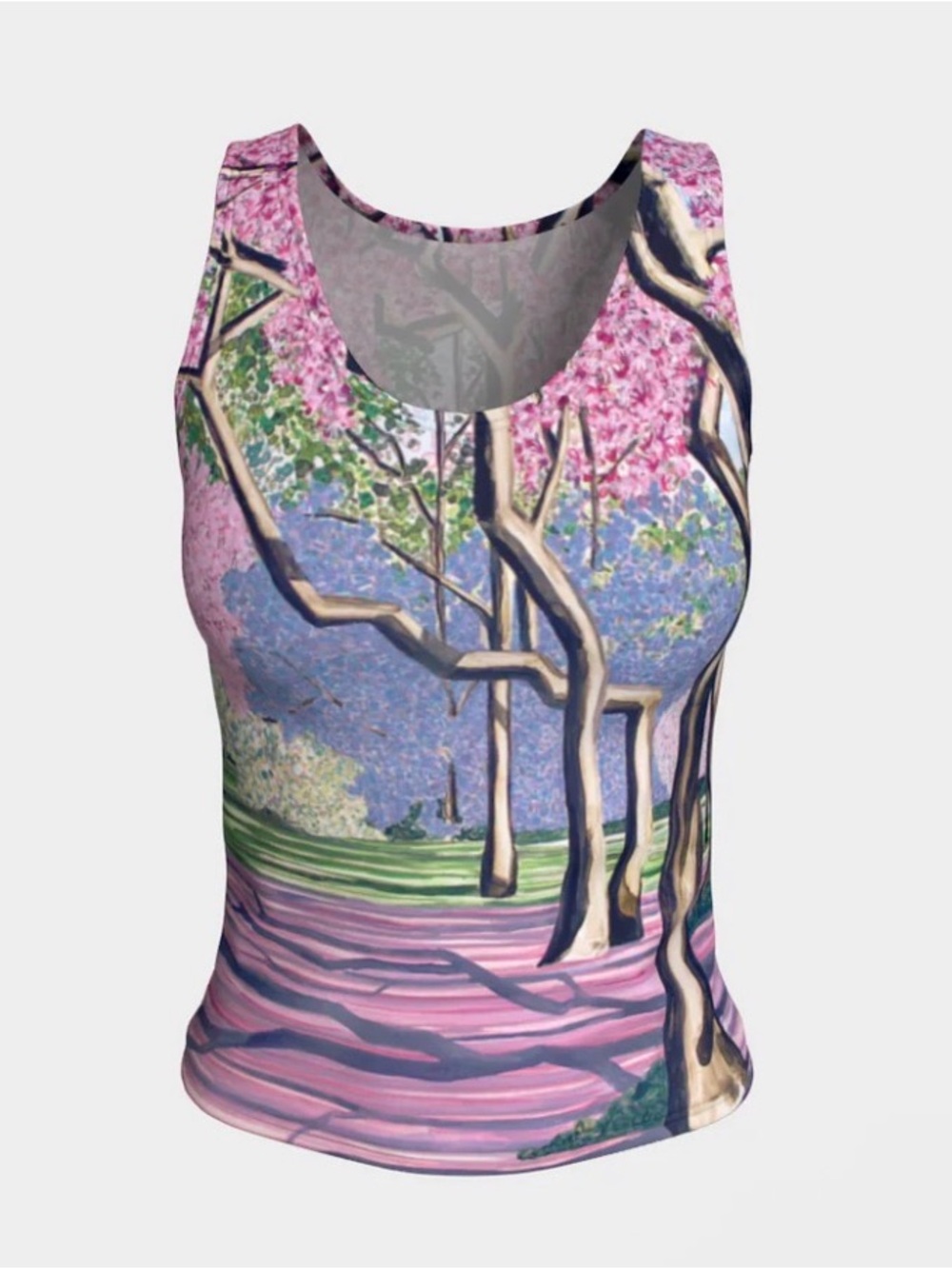 Cherry Blossoms Tank Top View 5